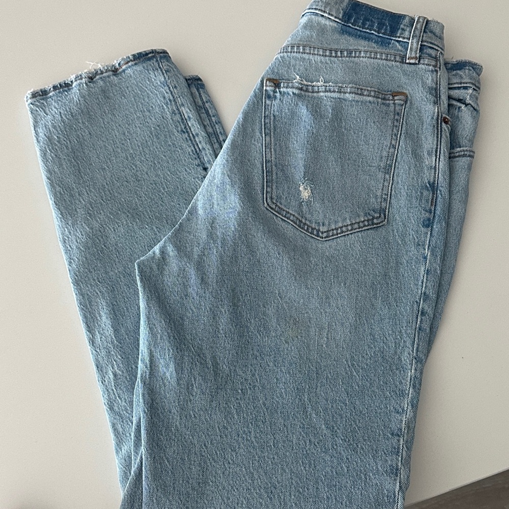 Abercrombie & Fitch Light Blue High Rise Jeans - Picture 3 of 5